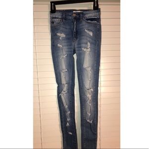 KanCan Denim Distressed Jeans Size 1, Size 24